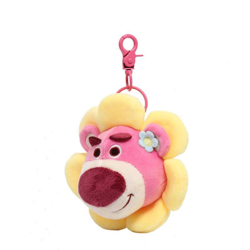 12cm/4.7in Toy Story Series Characters Lots-O'-Huggin'Bear Doll Plush Key Chain Pendant Toy