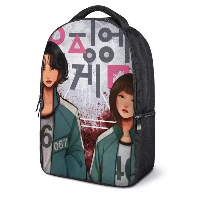 TAS RANSEL BACKPACK SQUID GAME  sekolah anak tk sd smp sma kuliah