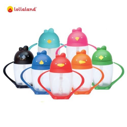 TIMEPUBS Botol Minum Sedotan - Straw Sippy Cup - Lollacup Lollaland