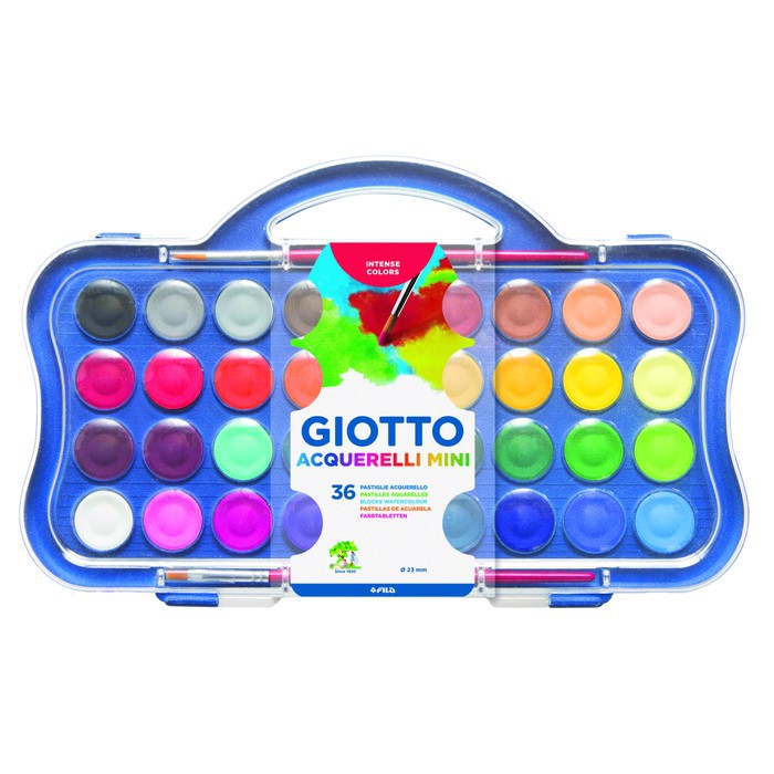 

Giotto MINI Acquerelli 36 Warna (Water Color Cake / Cat Air)