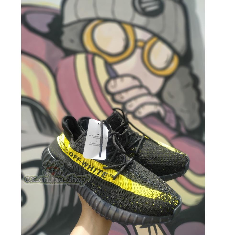 off white yeezy black yellow