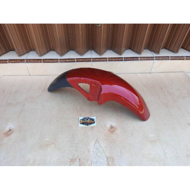 Spakbor depan yamaha RX KING RX Spesial warna merah slebor depan rx