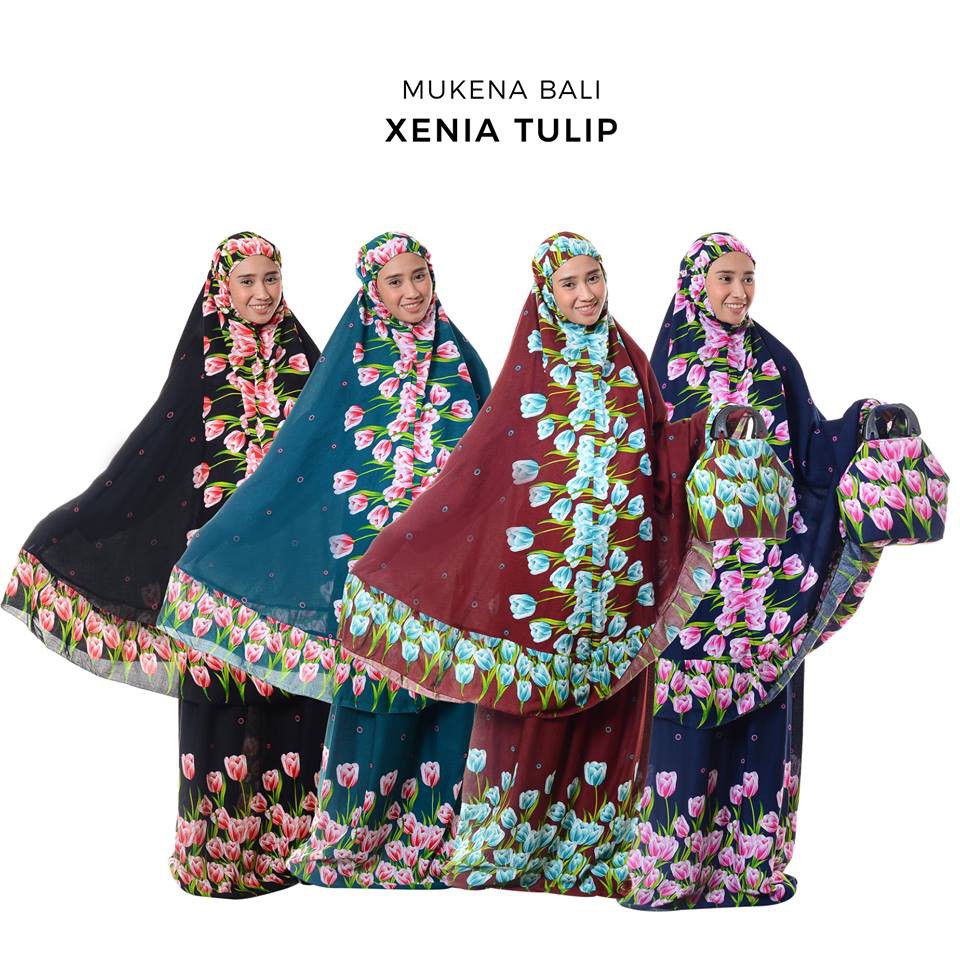 Mukena Dewasa Rayon Bali Xenia Tulip