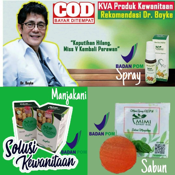 MIMI Intimate Spray KVA Dr. Boyke Spray Miss V Spray Kewanitaan - Spray