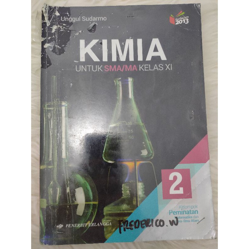 buku pelajaran Kimia SMA K13 REVISI