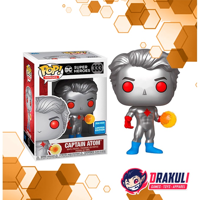 Toys Funko Pop! DC Super Heroes – Captain Atom (2020 WonderCon Exclusive)