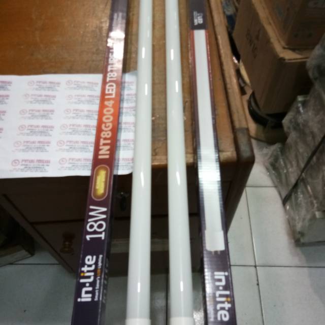 Lampu Led Tube Light T8 18 watt panjang 120 cm merk In-Lite