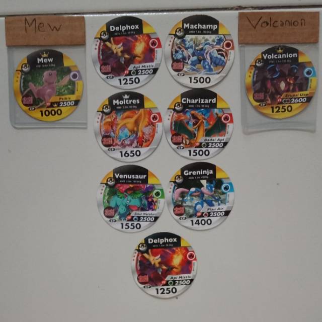 KARTU CHOKI CHOKI POKEMON MEDALLION