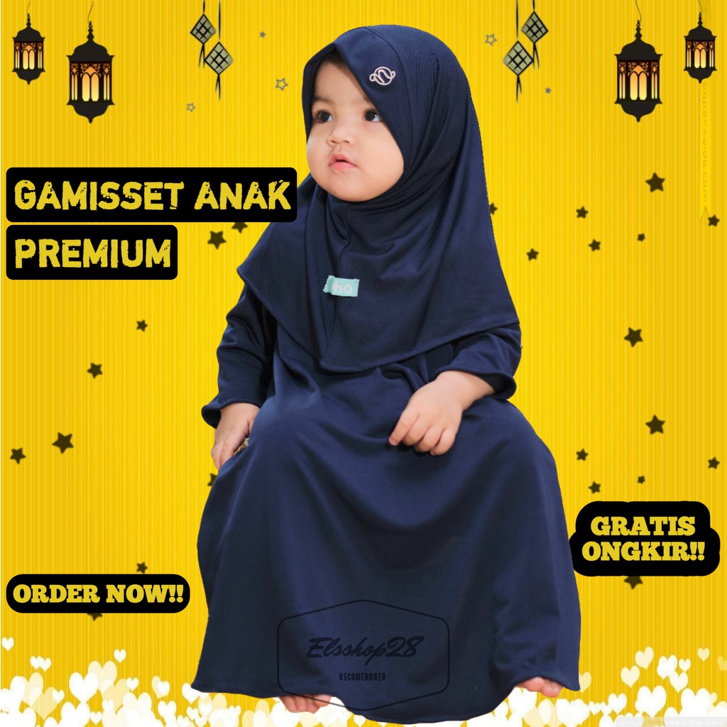 Gamis Anak Bayi Balita Perempuan Pakaian Baju Muslim Anak Perempuan 0 6 Bulan 1 - 4 Tahun By NUHA