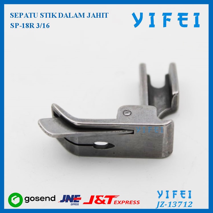 Sepatu sp-18 lidah hidup mesin jahit high speed industri jarum 1/SP-18R Sepatu Stik Kanan Mesin Jahit High Speed Industri/YIFEI-13712 - 1per16