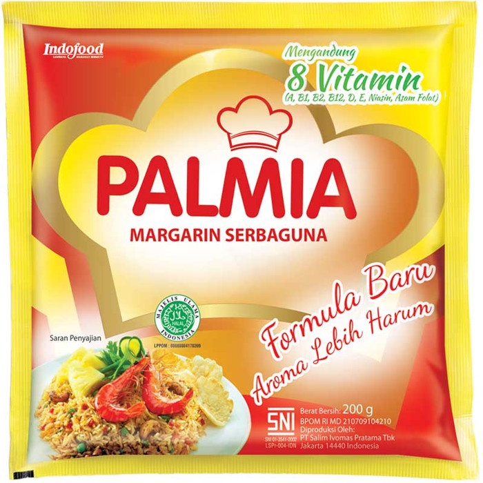 

Palmia Margarin Serbaguna Sachet 200g