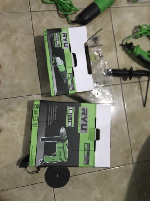 Promo Paket Gerinda Ryu + Bor Ryu 13mm Komplit