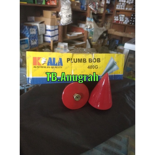 Lot Tukang 400gr | Plumb Bob 400gr | Bandul Timbangan Kerucut | Timbangan Tukang