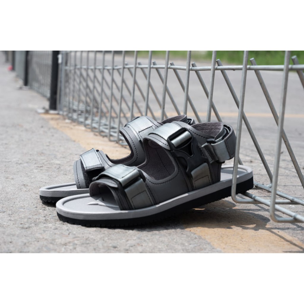 SANDAL PRIA KASUAL VOLKERFOOTWEAR CUTTER GREY SOLE BLACK