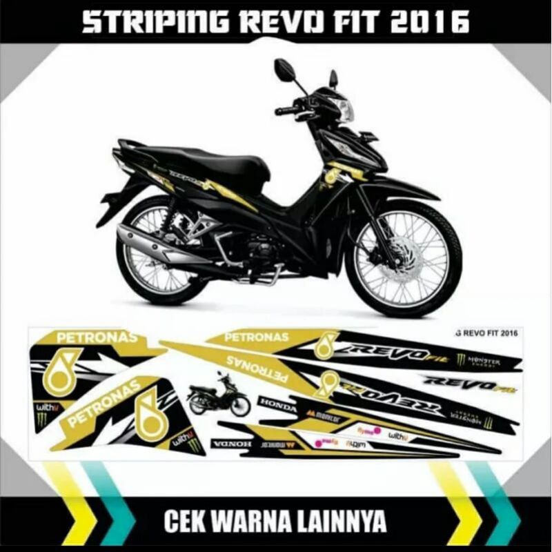 STRIPING LIST BODY MOTOR REVO FI 2016/VARIASI REVO FIT 2016