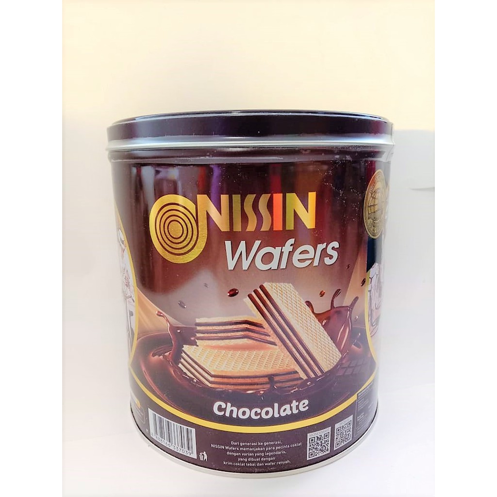 Jual Nissin Wafer Chocolate 570 Gr Wafer Coklat Mini Wafer Kaleng