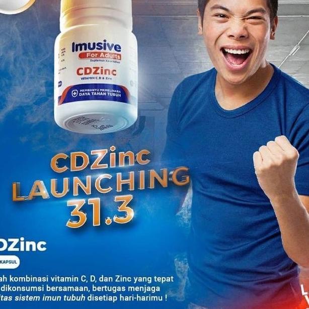 ➻ BARU Imunsive CD Zinc BOTOL isi 60 ♣