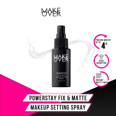 MAKE OVER Powerstay Fix &amp; Matte Makeup Setting Spray 50 ml
