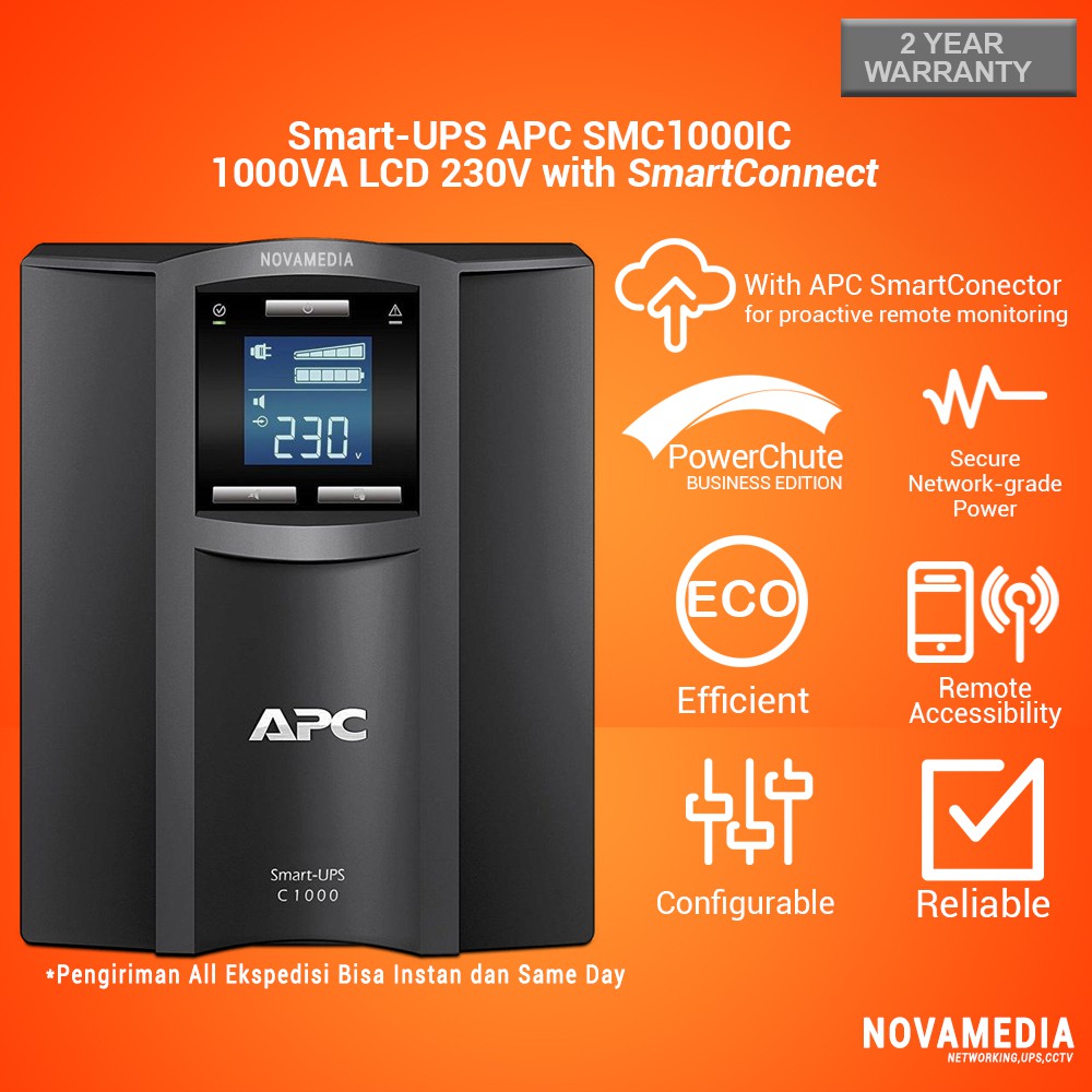 Smart-UPS APC SMC1000IC 1000VA LCD 230V With SmartConnect