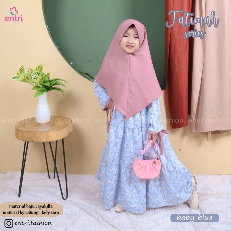 Gamis anak ( Gamis + kerudung ) fatimah series