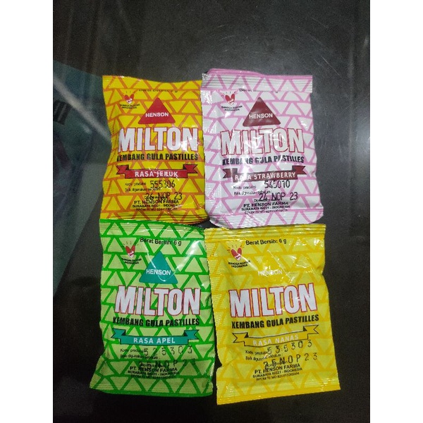 PERMEN MILTON kembang gula 1 sachet