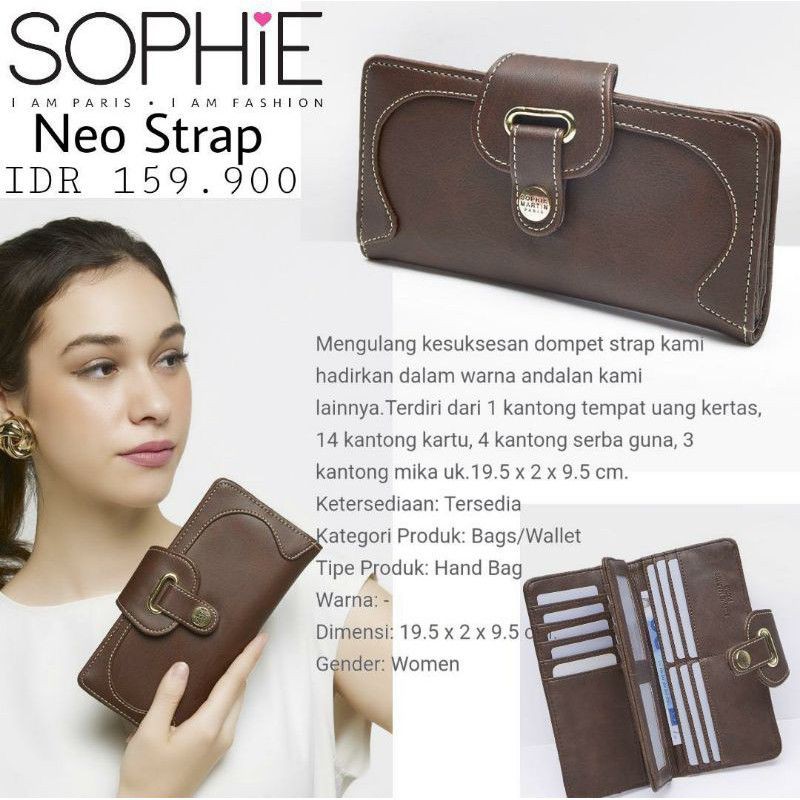 DOMPET WANITA NEO STRAP SHOPIE MARTIN SHOPIE PARIS PROMO