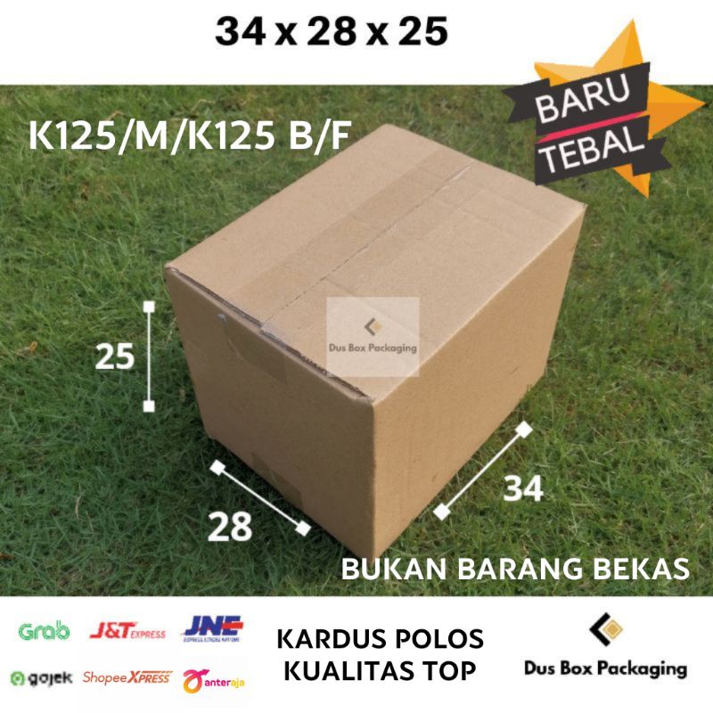 

Kardus box karton 34X28X25 cm kotak packing