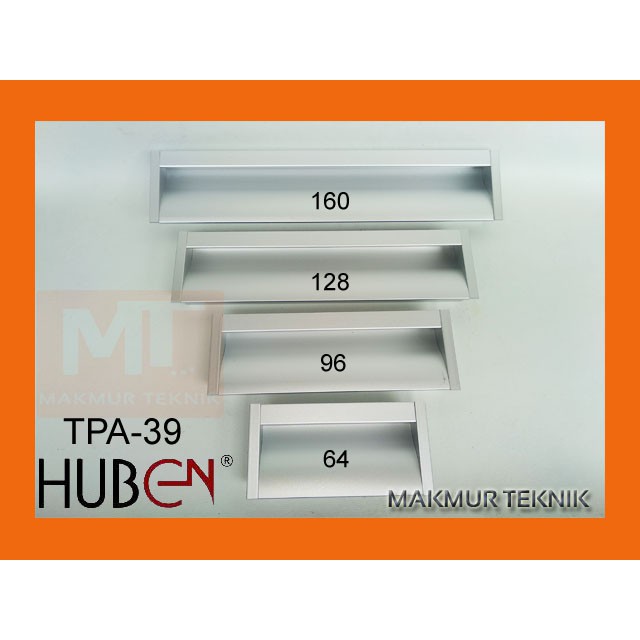 Tarikan laci Tarikan pintu Huben TPA 39 - 160 mm