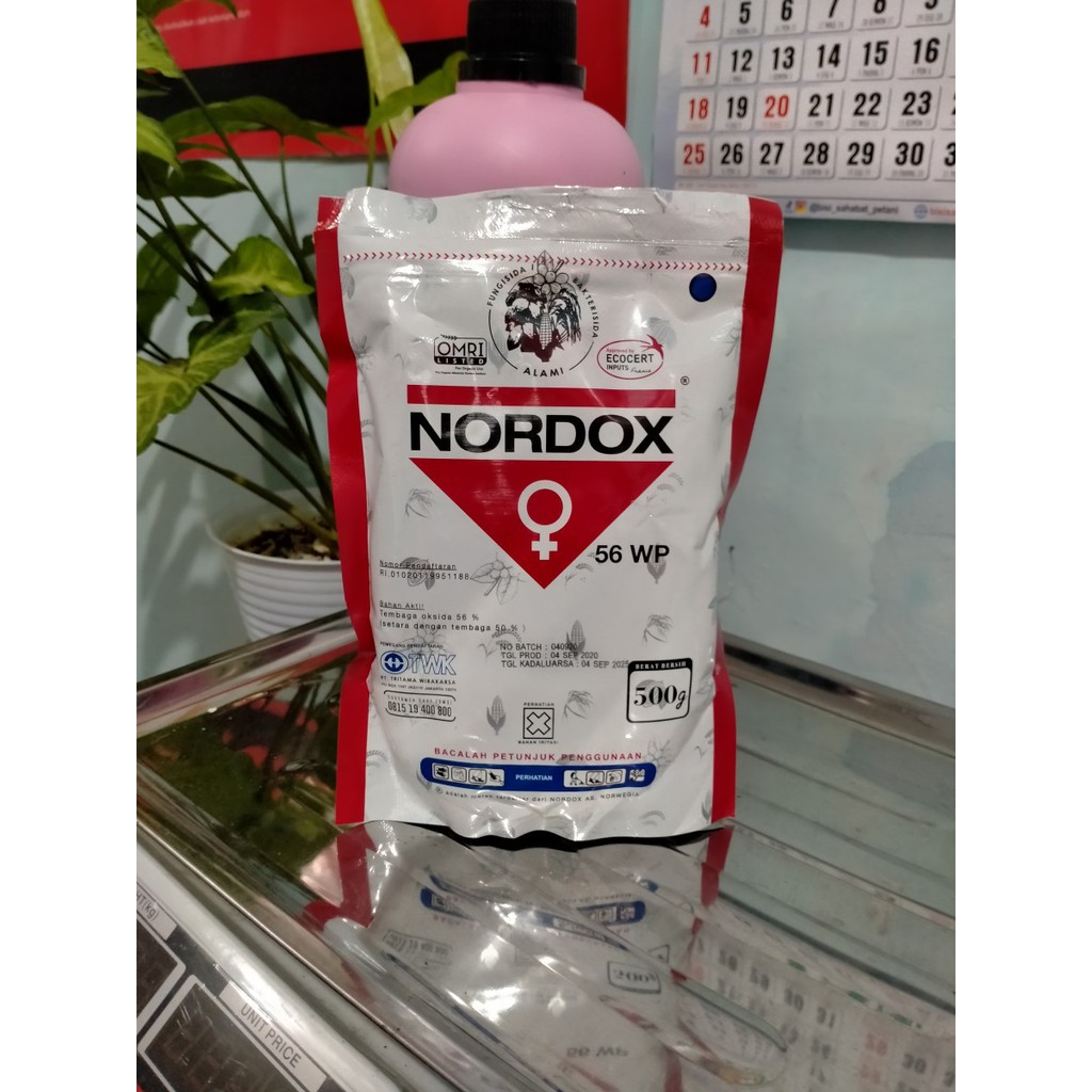 NORDOX 56WP ISI 500 GRAM FUNGISIDA BAKTERISIDA PESTISIDA