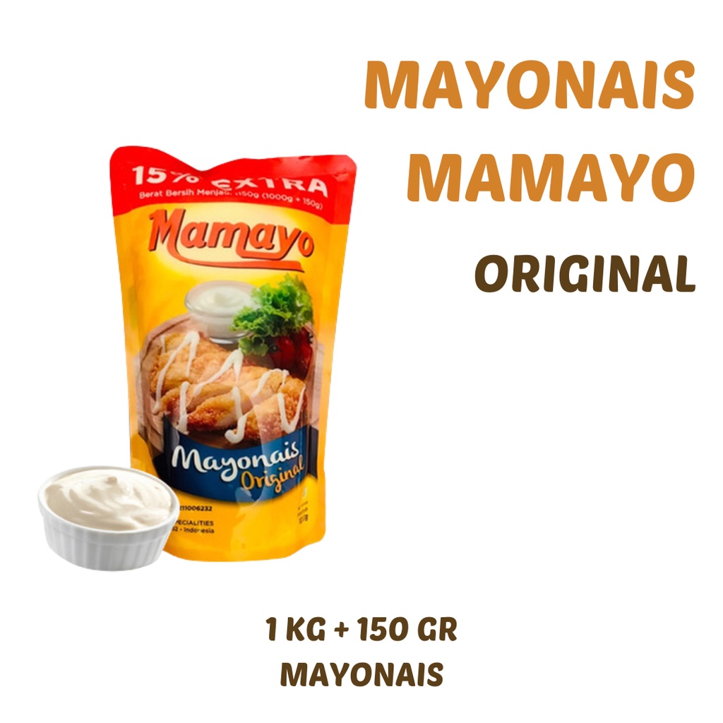 

Mamayo Mayonaise Original 1KG + 150 g