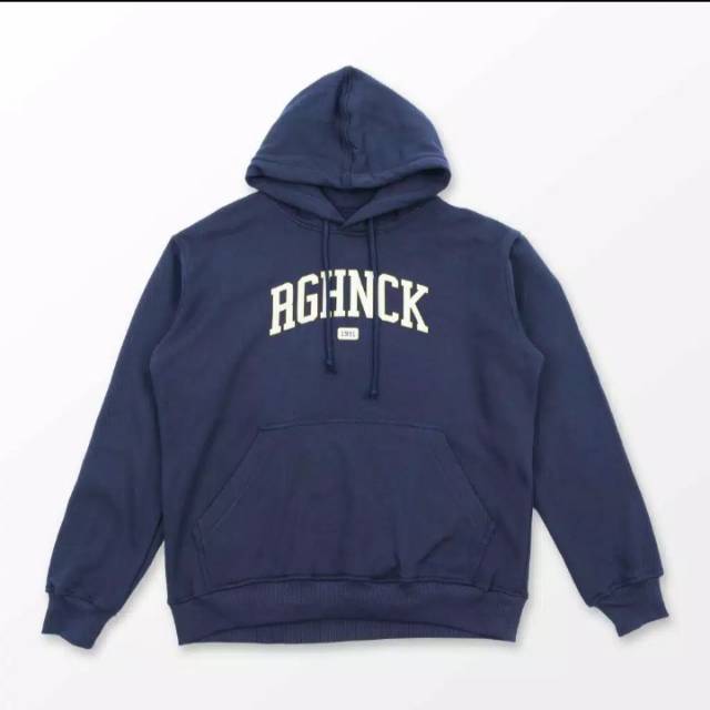 HOODIE ROUGNECK WARNA NAVY