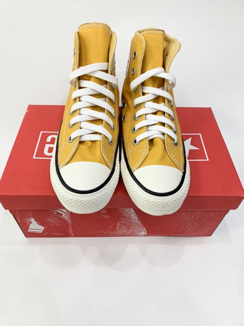 SEPATU CNVRS CLASSIC CTAS 70's HIGH UNISEX SNEAKERS - YELLOW-2