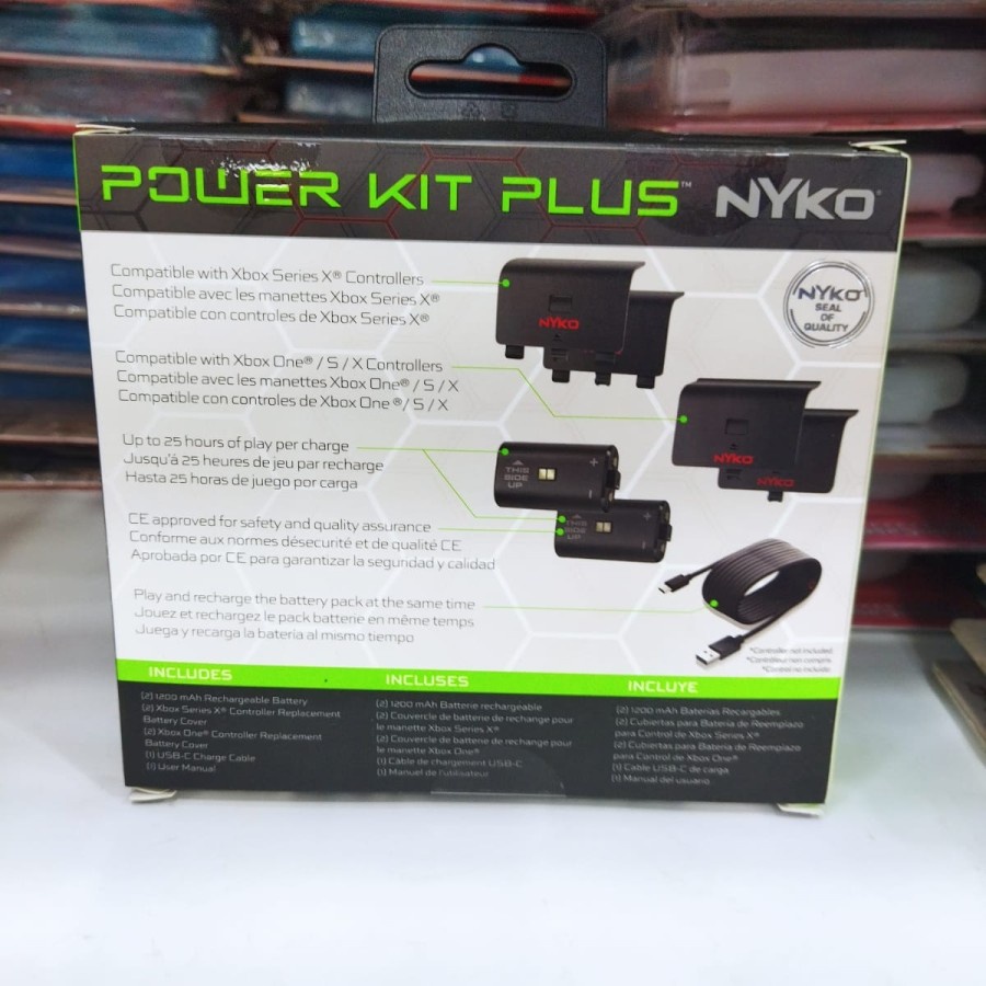 Nyko Power Kit Plus Battery Batrei Pack for Xbox One Xbox Series X/S