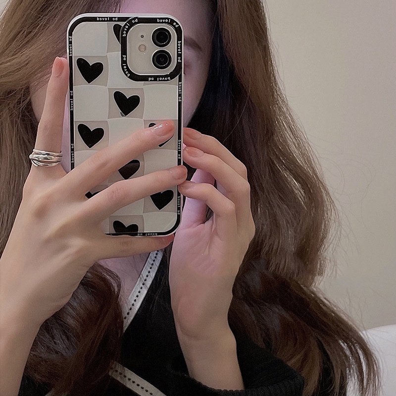 Soft case Silikon TPU Motif Hati Untuk iphone 13 12 11 Pro Max XS XR 8plus 12pro12pro Max 7 8 Plus X XS XR XSMAX