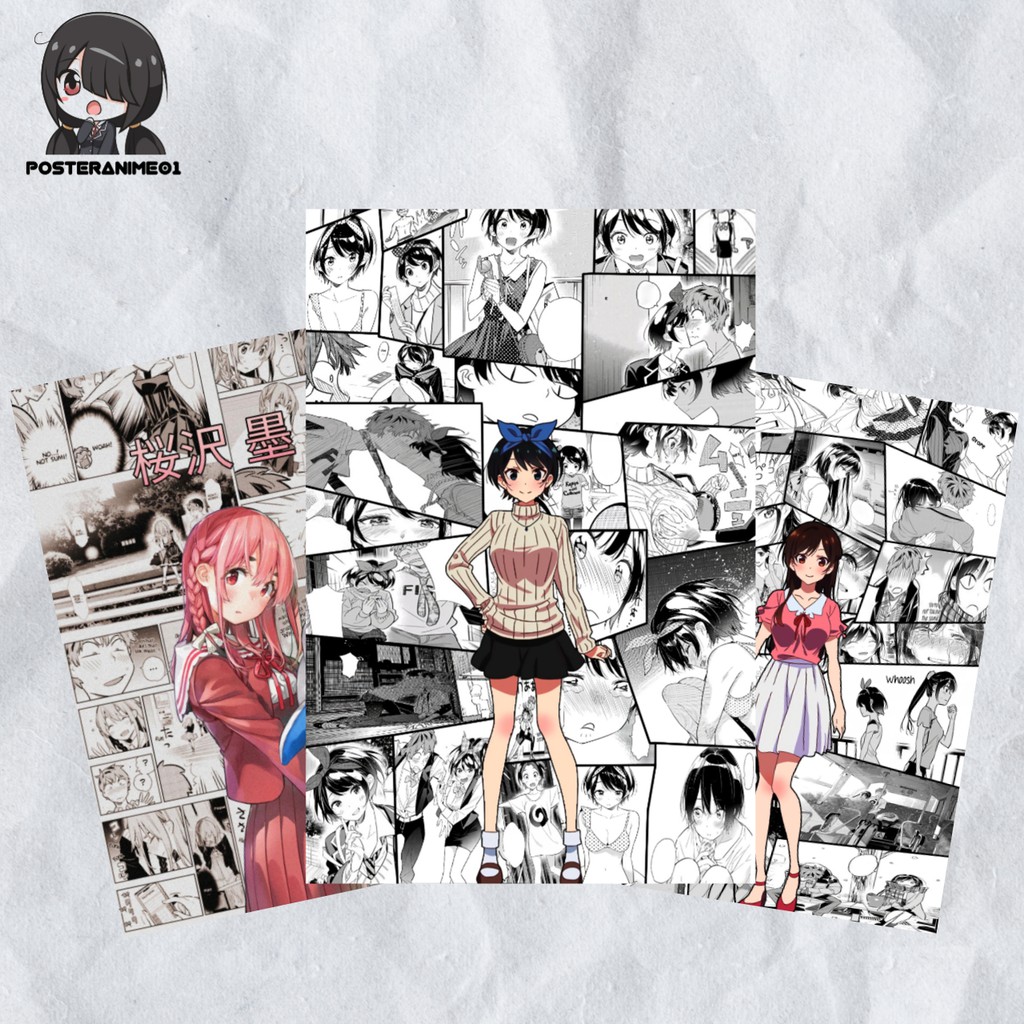 Poster Anime Kanojo Okarishimasu #2 | Poster Kanojo Okarishimasu