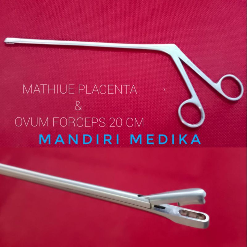 Mathieu Placenta Ovum Forcep 20cm Kualitas Premium