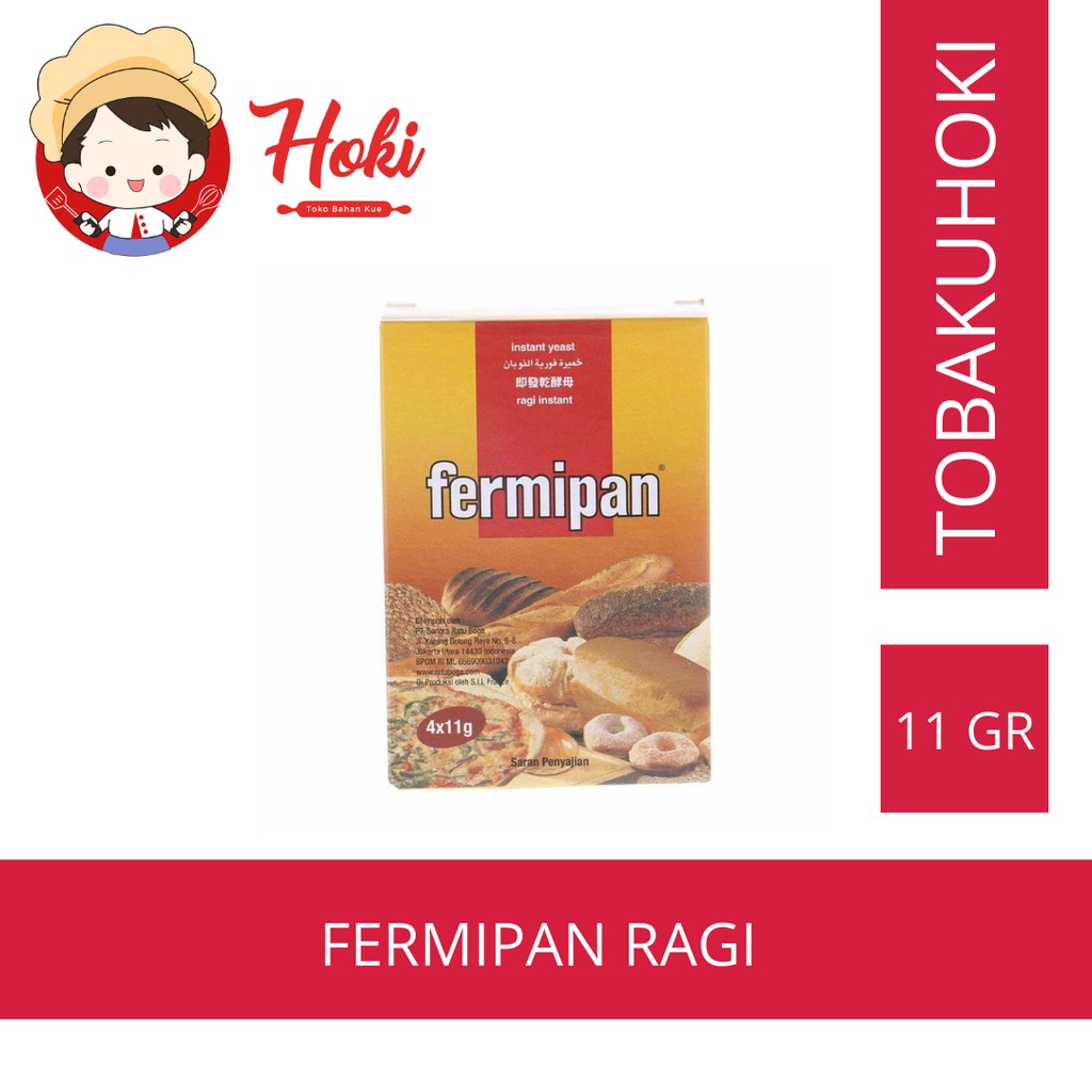 

FERMIPAN / RAGI INSTANT 11GR X 4 [ HARGA PER BOX / PCS ]