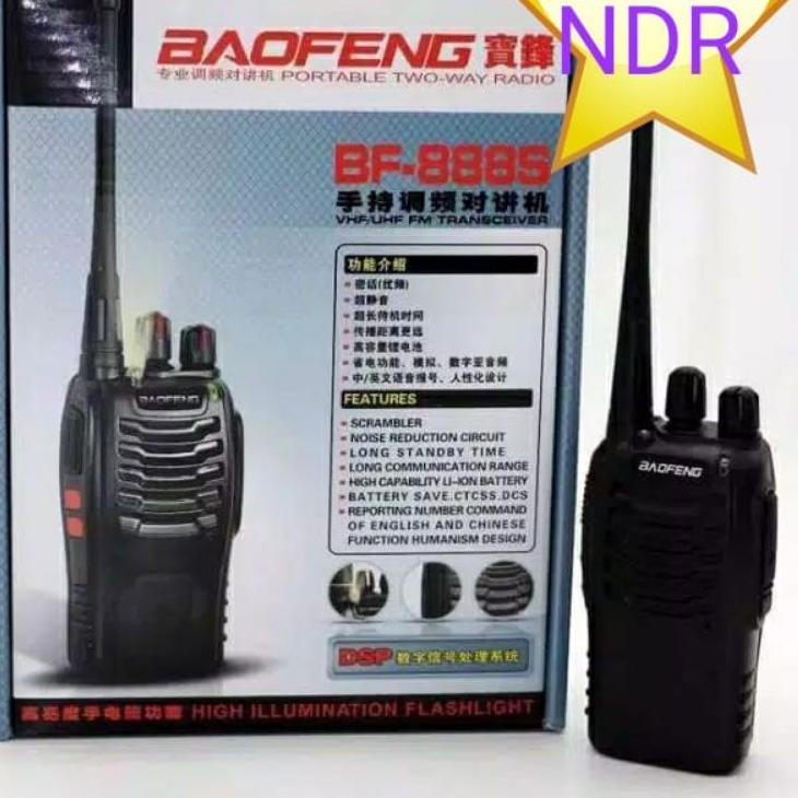 SALEE.. HT Baofeng BF-888s lengkap sama handset Dual Band Walkie Talkie