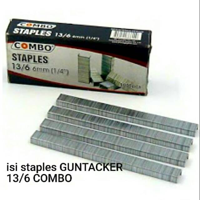 

Isi hekter tembak combo 13/6 & 13/8 isi 5000 pcs