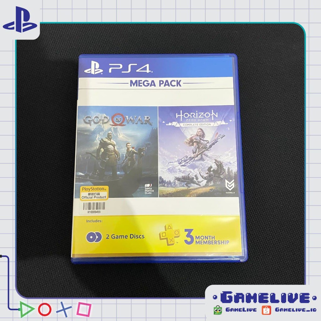 PS4 / PS 4 Mega Pack God of War + Horizon Zero Dawn Complete Edition