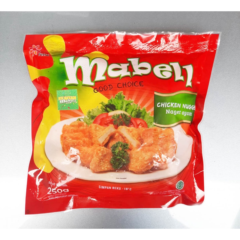 Mabel Mabell Nuget Naget Ayam 250 Gram Chicken Nugget