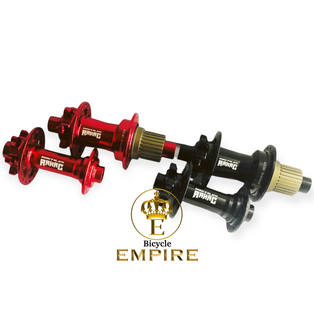 Hub Freehub Nautilus Ratchet Rakac 32 Hole TA Thru Axle Boost Microspline Bicycle Empire