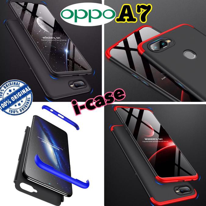 Case Oppo A7 GKK 360 original - casing cover oppo a7
