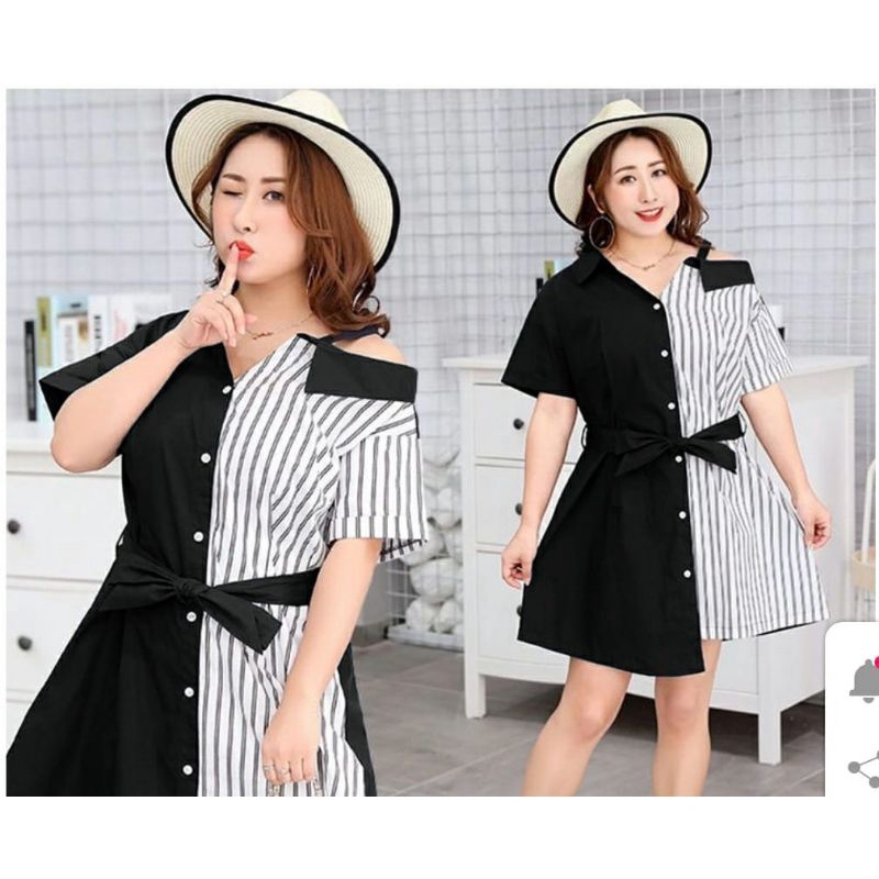 { THABI } MC DRES TAMARA / DRESS KOREA JUMBO / MIDI DRESS KOREA / DRES JUMBO / DRESS WANITA KOREA / 