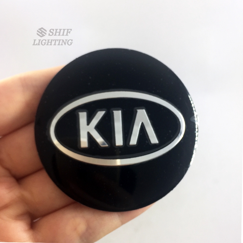 Stiker Emblem Logo Kia 4x56mm Untuk Velg Hub Mobil Kia