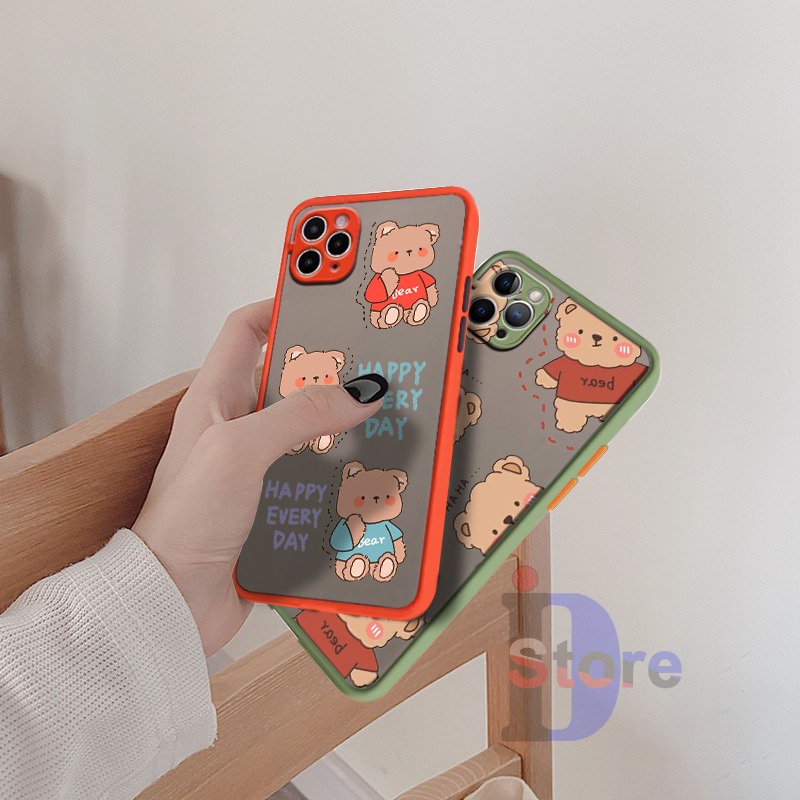 CASE BEAR BEAR MY CHOICE BLACKDOVE CASE VIVO V20SE V21 4G Y71 Y81 V11 V19 V11 PRO S1 PRO Y17 Y21 V15
