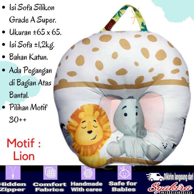 Sofa Bayi  Baby Lounger Kasur Bayi Motif Terbaru