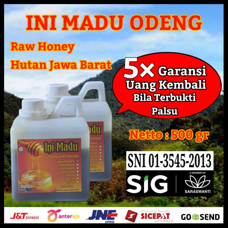 

Ini Madu Asli Murni Nektar Odeng Hutan Jawa Barat 500 gr 100 % Pure Raw Honey