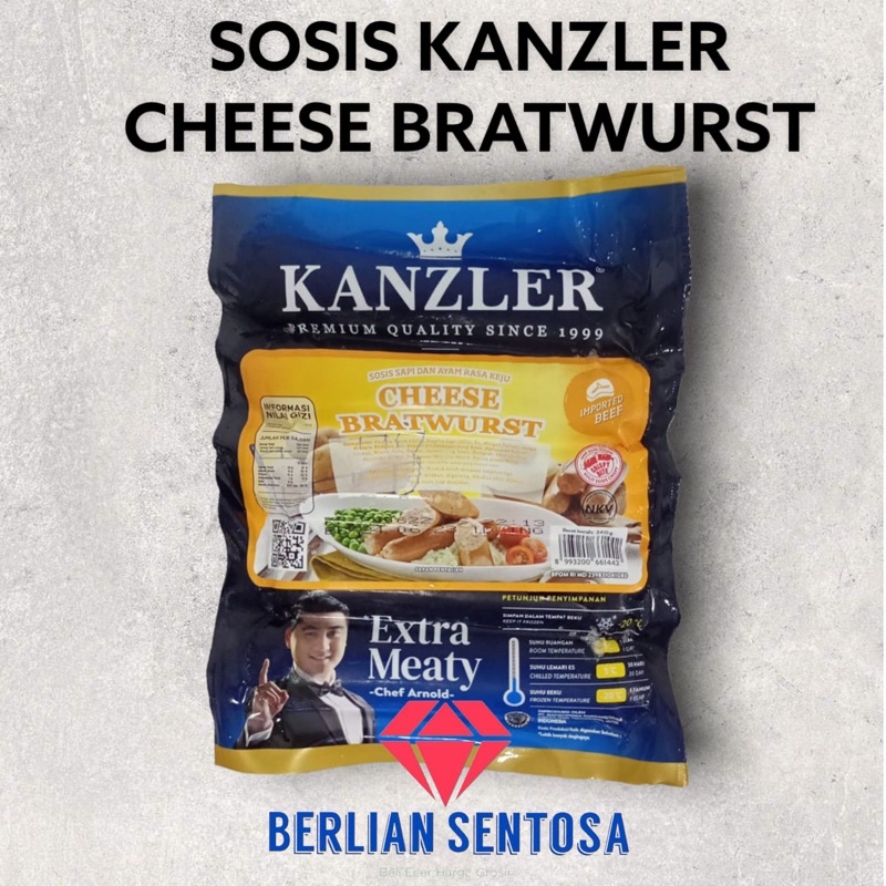 

Kanzler sosis cheese bratwurst