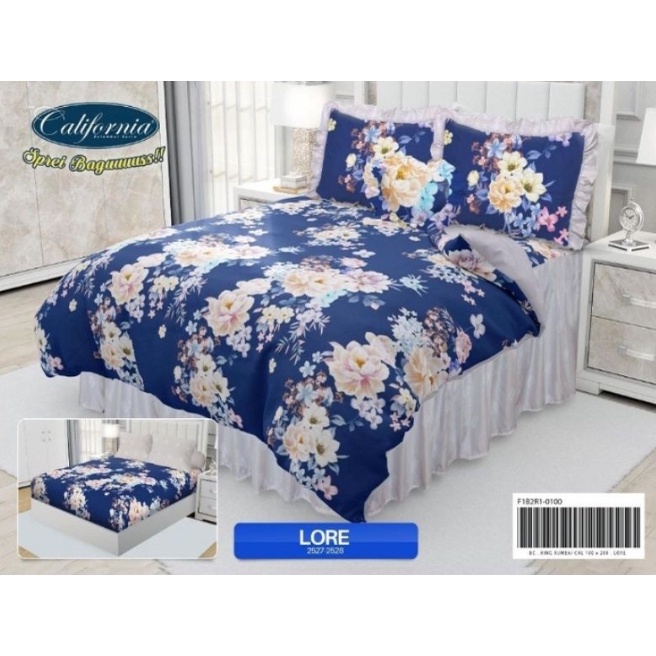 ❤ IJN ❤ BED COVER / BEDCOVER CALIFORNIA RUMBAI (160x200) NO 2